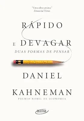 Capa do livro Rápido e Devagar, de Daniel Kahneman