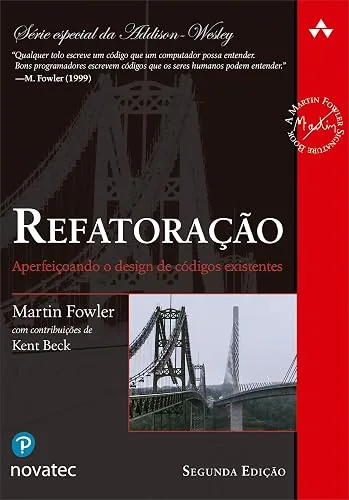 Capa do livro Refatoração, de Martin Fowler