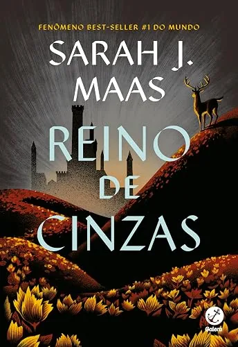 Capa do livro Reino de Cinzas, de Sarah J. Maas
