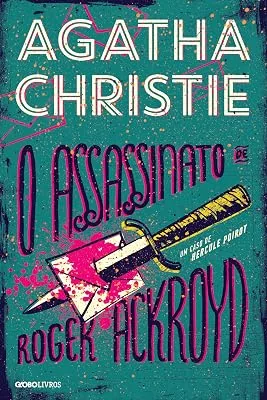 Capa do livro O Assassinato de Roger Ackroyd, de Agatha Christie