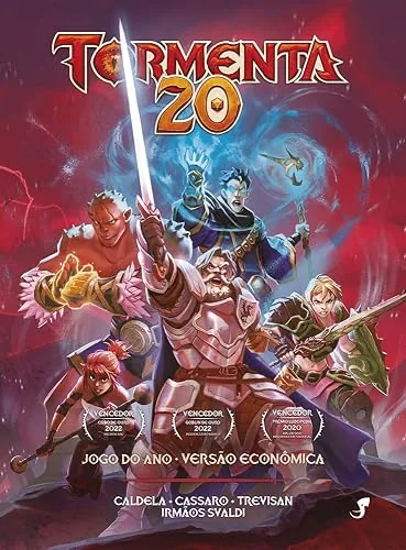 Capa do livro Tormenta20 — Livro Básico, de Guilherme Dei Svaldi e J. M. Trevisan