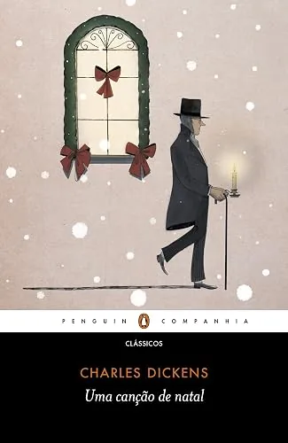Capa do livro Uma Canção de Natal, de Charles Dickens